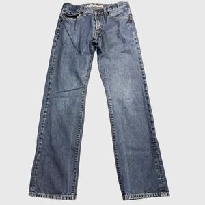 Express Rocco Slim Fit Straight Leg‎ Mens Blue Denim Jeans Size 32 x 34